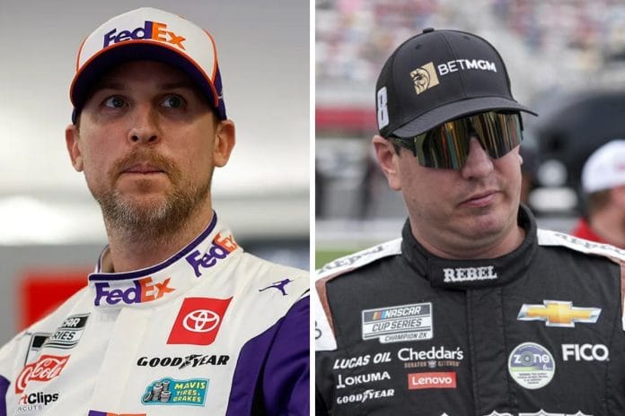 Denny Hamlin Faces Kyle Busch