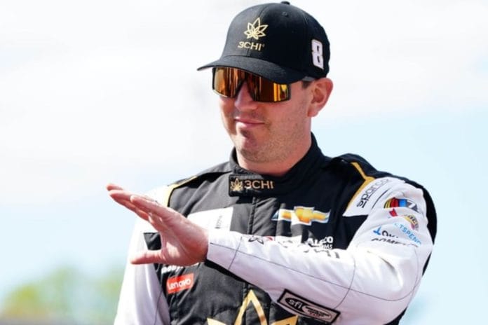 NASCAR Champion Kyle Busch Congratulates Noah Lyles (3)