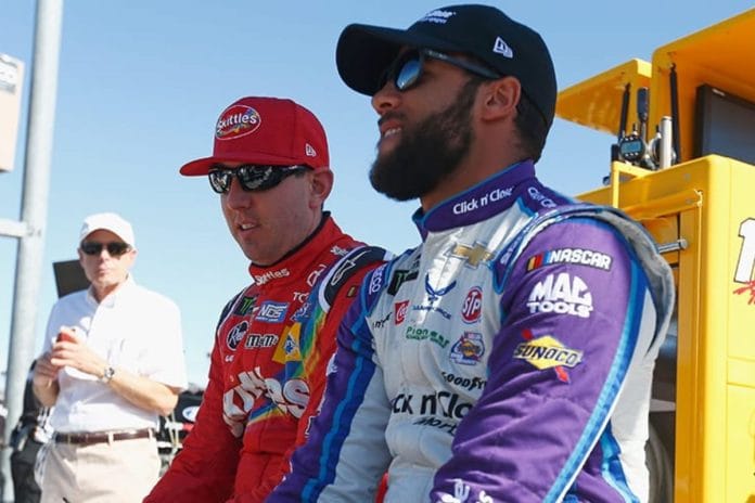 Kyle Busch and Bubba Wallace Incidents