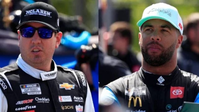 Kyle Busch and Bubba Wallace Playoff Battle