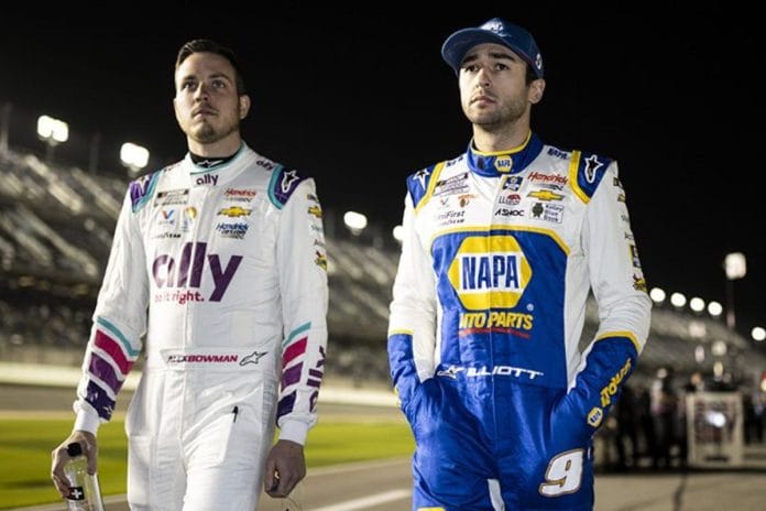 Alex Bowman Crushes Chase Elliott in Duel