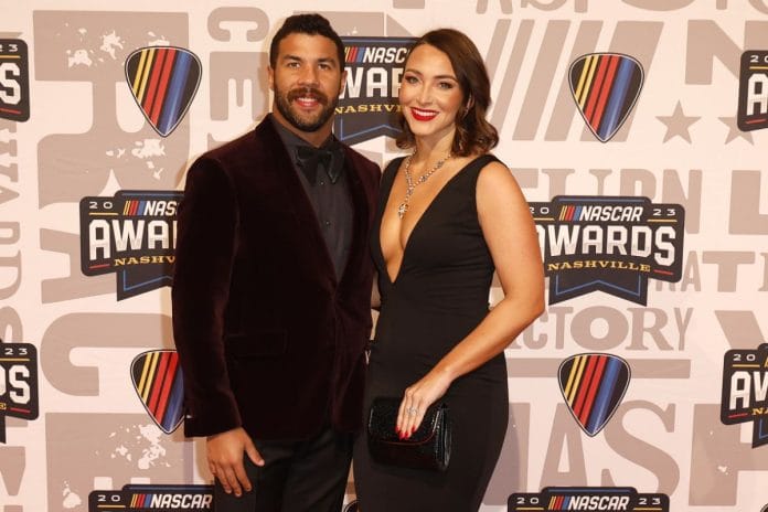 Bubba Wallace Keeps His Cool as Amandas Baby
