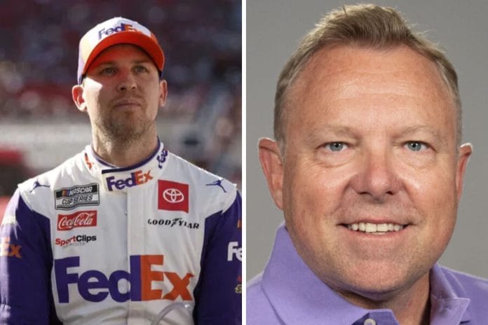 Denny Hamlin Demands NASCAR Keep Leigh Diffey