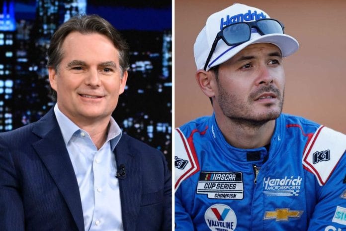 Kyle Larson and Jeff Gordon's Fierce Battle
