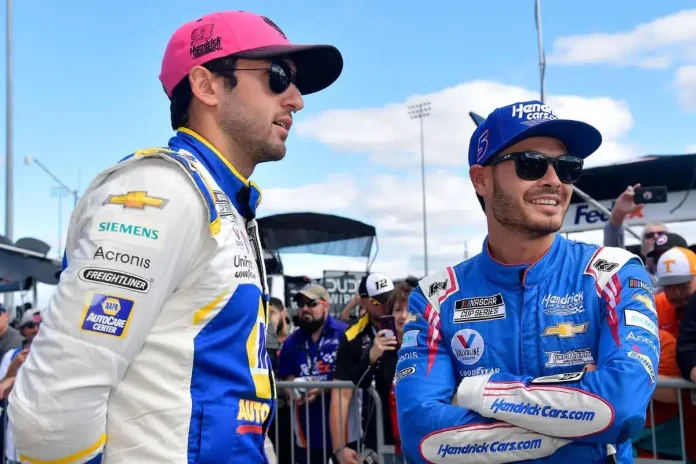 Chase Elliott Fell Short Against Kyle Larson