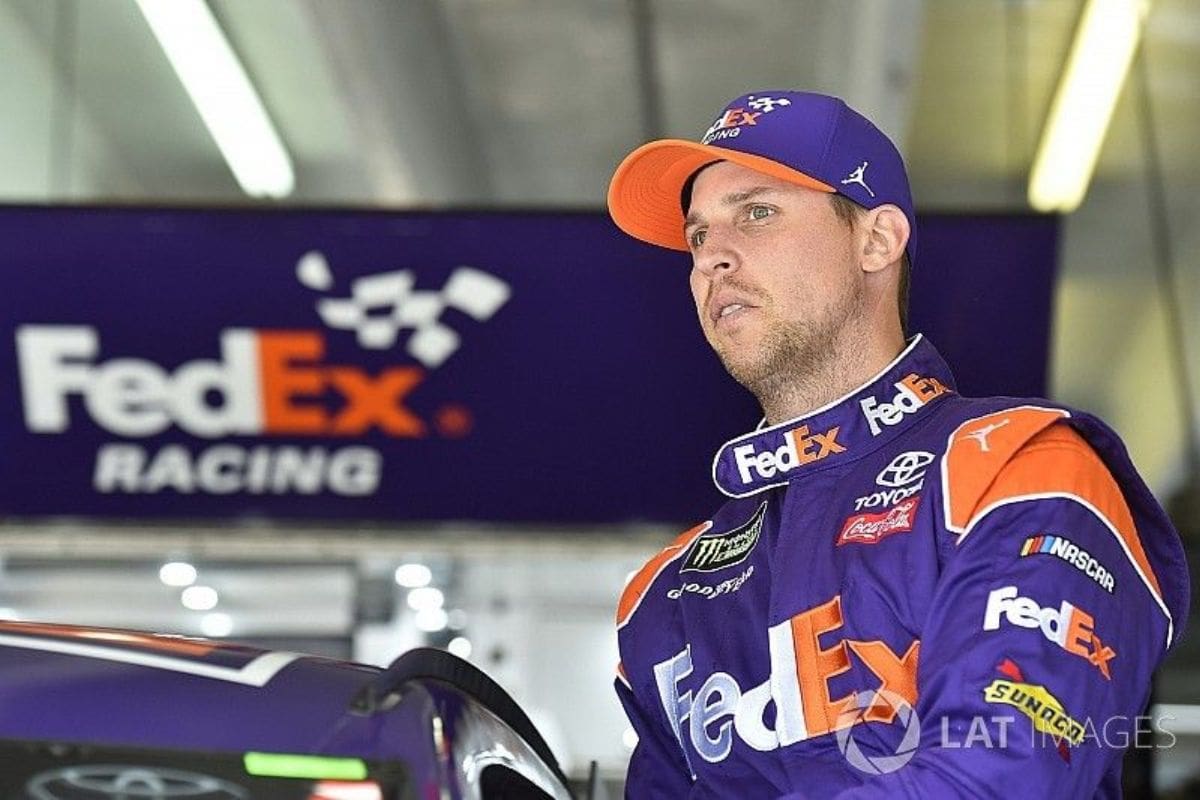 Denny Hamlin's Battle for a Bristol Hat Trick 1