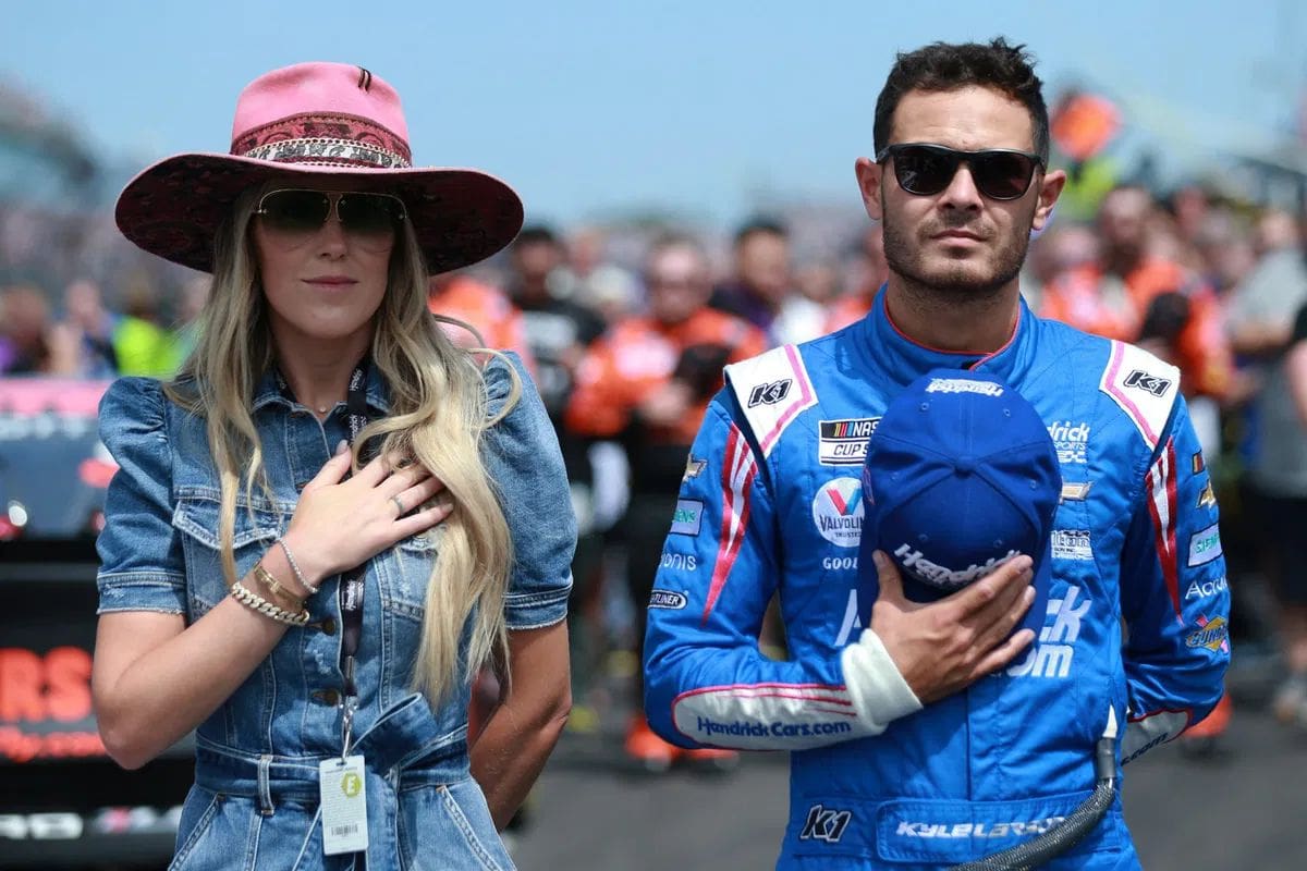 Kyle Larson's Wife Rejects Claims of Steering His Career 1