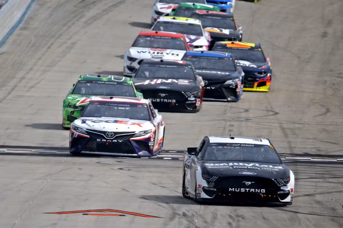 NASCAR Walmart Sign Incident 2