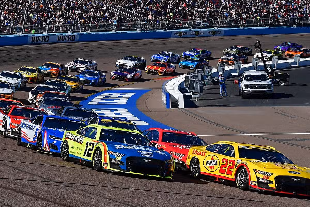 NASCAR Walmart Sign Incident 1