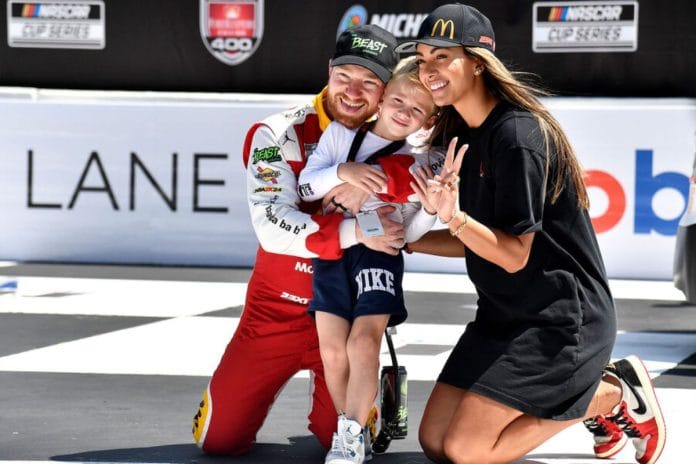 Tyler Reddick's Wife Hilariously Shocked