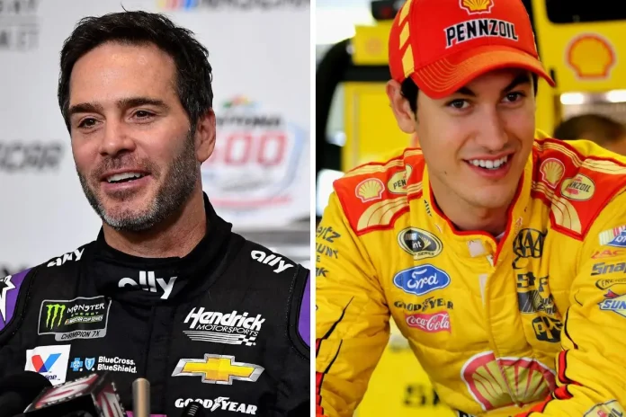 Jimmie Johnson Praises Joey Logano Jimmie Johnson Praises Joey Logano