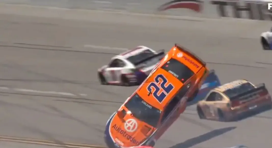 Joey Logano's Nerve-Racking Airborne Crash at Talladega