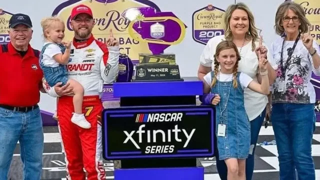 Justin Allgaier's Parents Show Raw Emotion