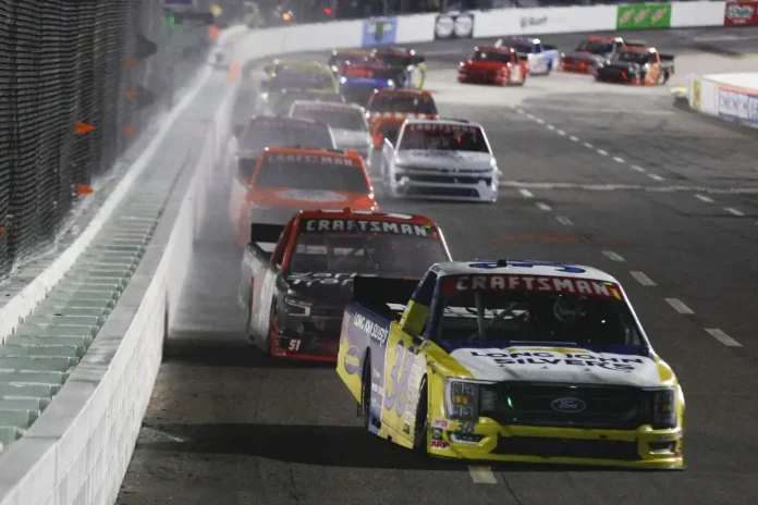 Massive Wreck Shatters Truck Series Championship 1