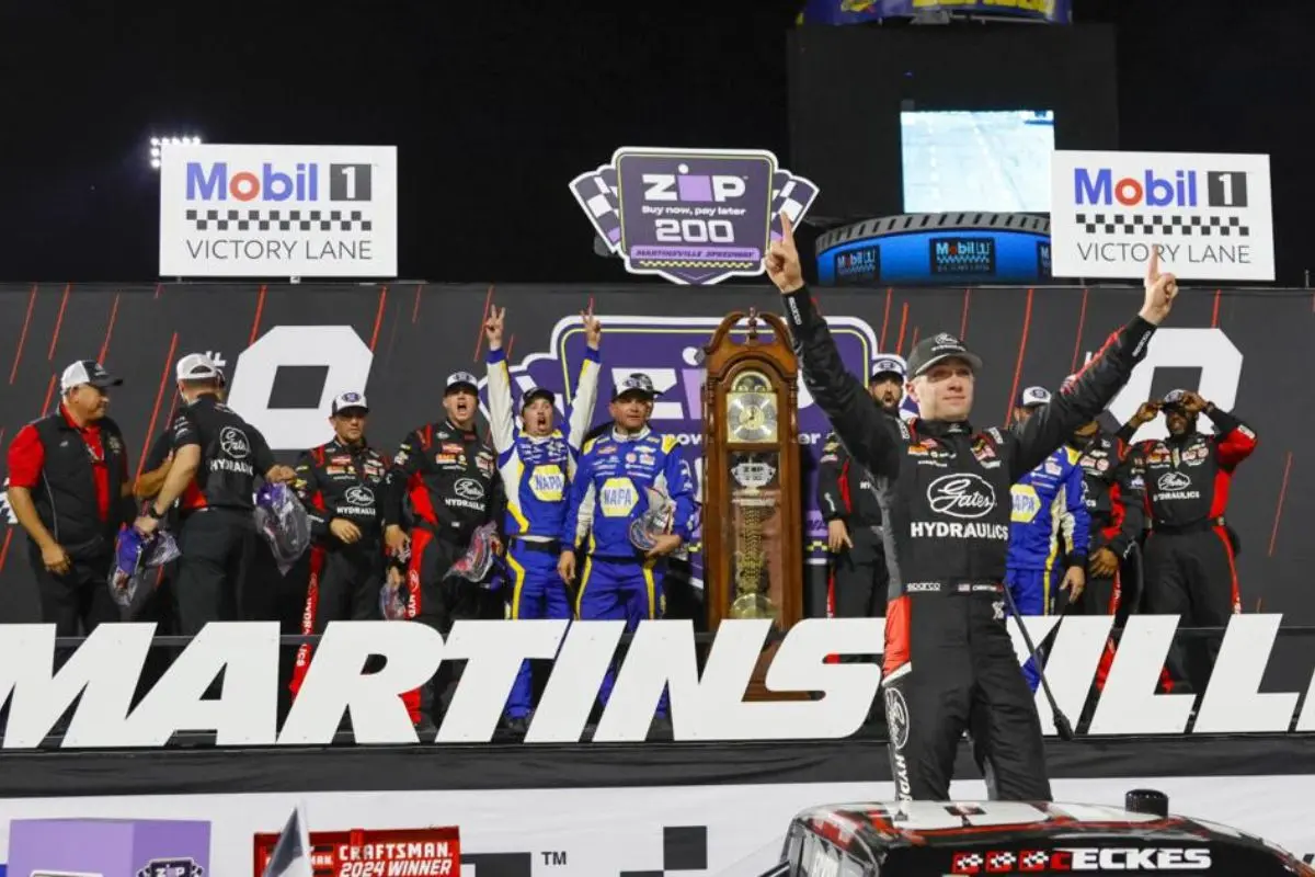 Christian Eckes Makes NASCAR History at Martinsville 1