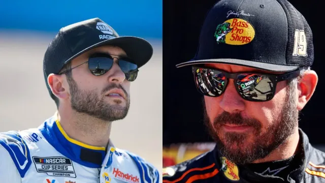 Chase Elliott and Martin Truex Jr. Clash