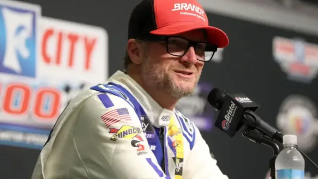 Dale Earnhardt Jr. Joins Commanders' Victory Celebration