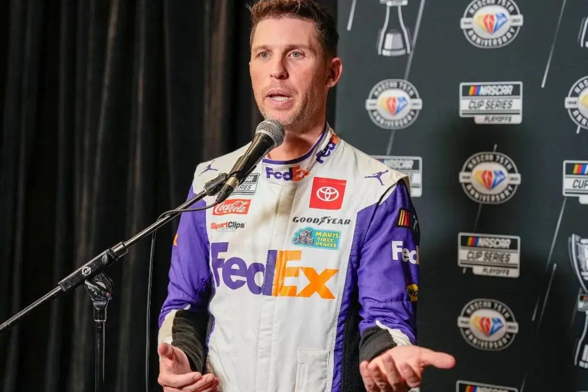 Denny Hamlin Peed in His Seat at Atlanta