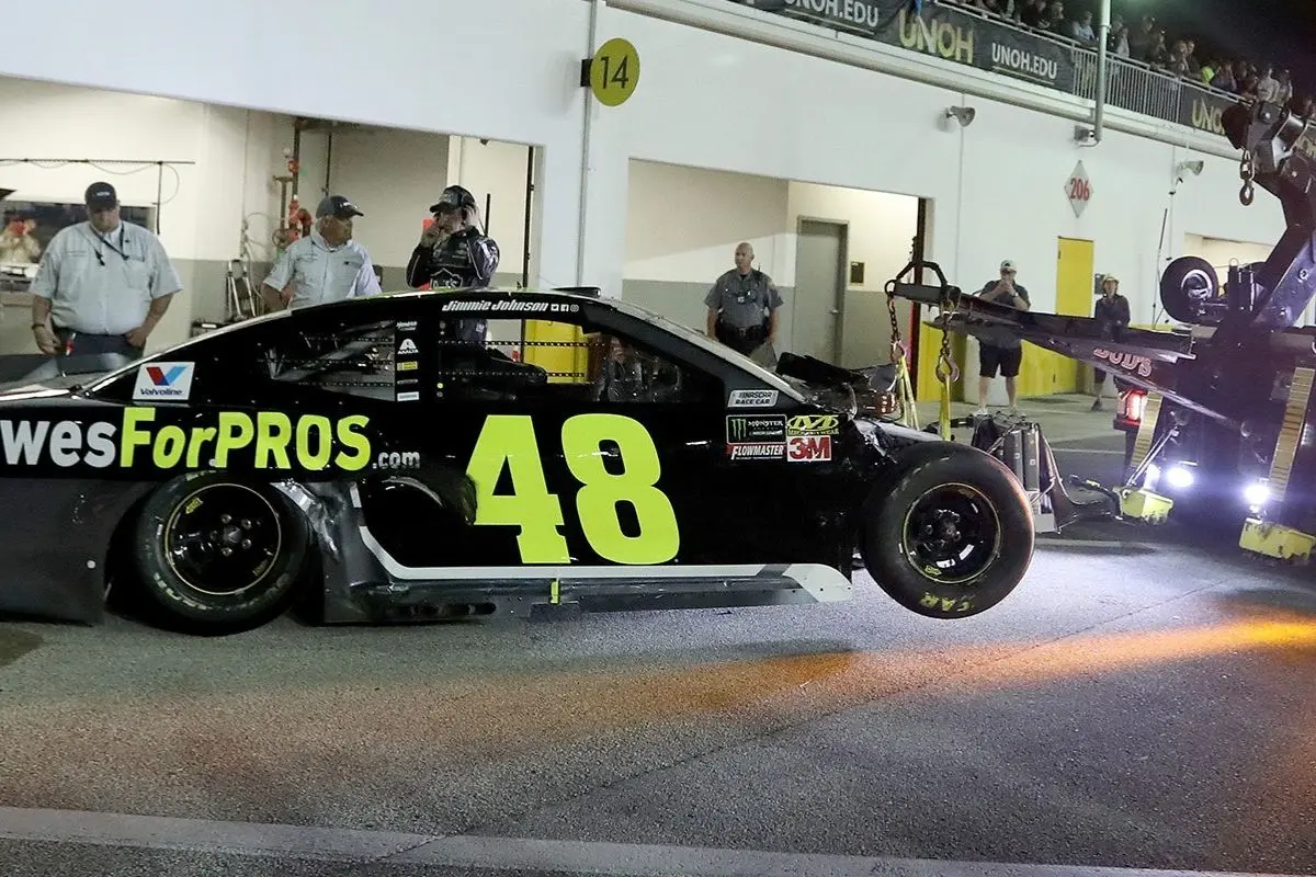 Jimmie Johnson's 150 MPH Fatal-Looking Crash