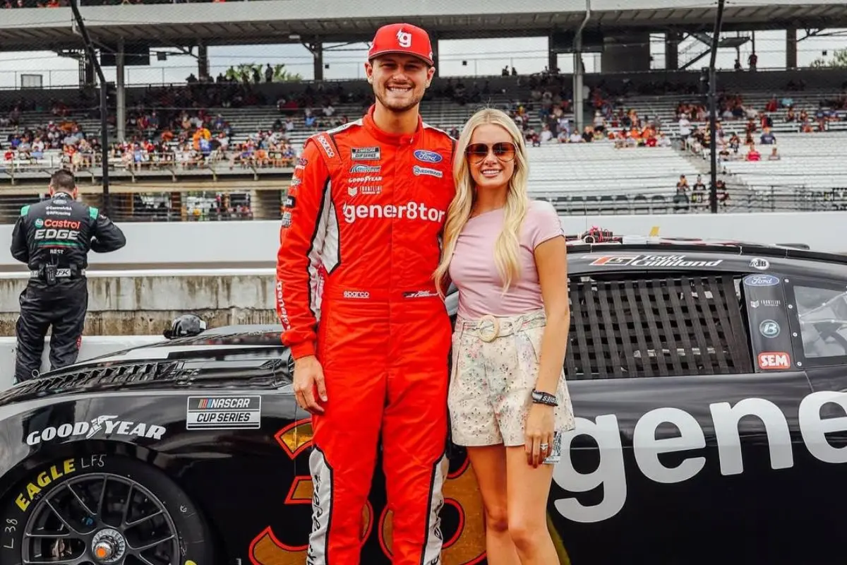 Todd Gilliland's Wife Throwing Shade at Driver