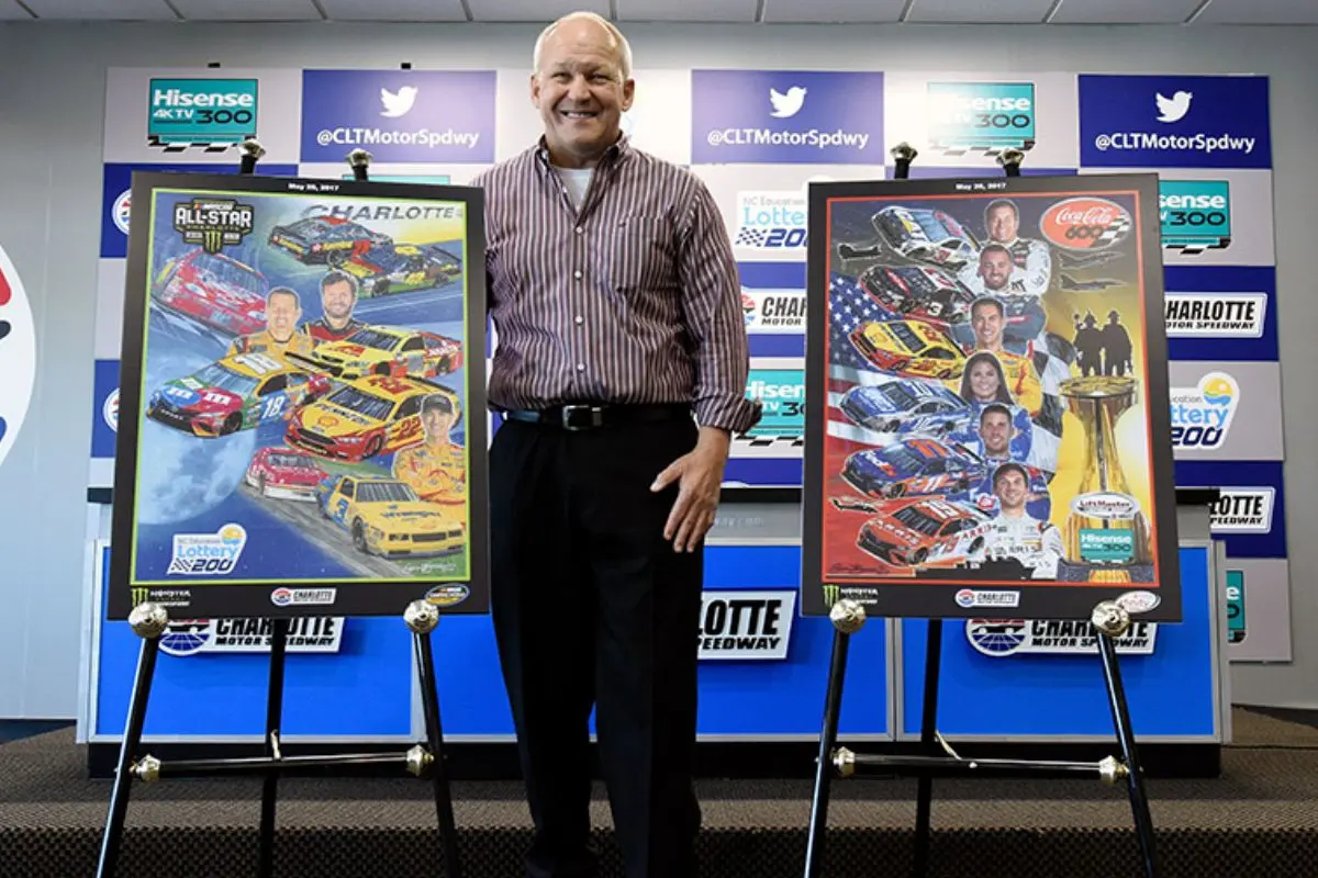 Sam Bass's Rise to NASCAR's First Official Artist 3
