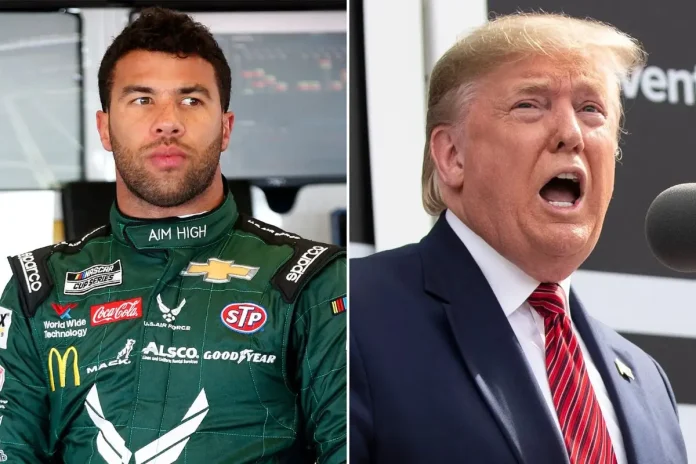 Bubba Wallace Clashes With Donald Trump