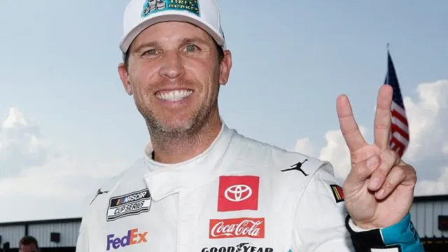 Denny Hamlin Unboxes Exclusive Sport Clips Gift