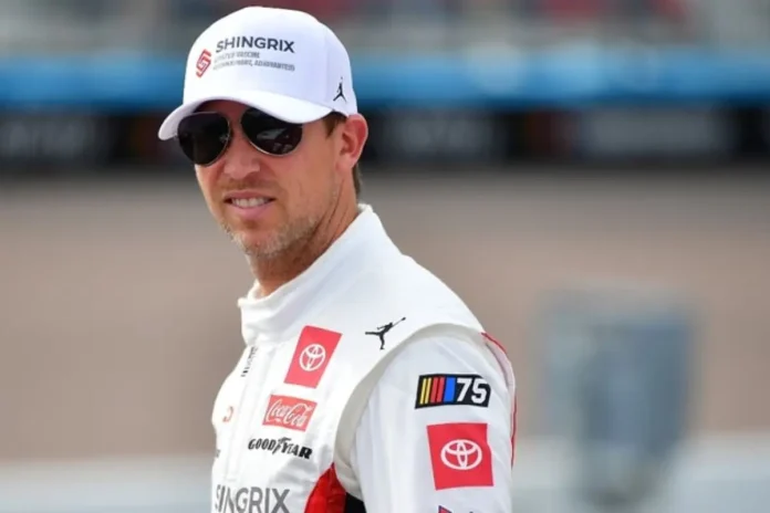 Denny Hamlin at Indianapolis Motor Speedway