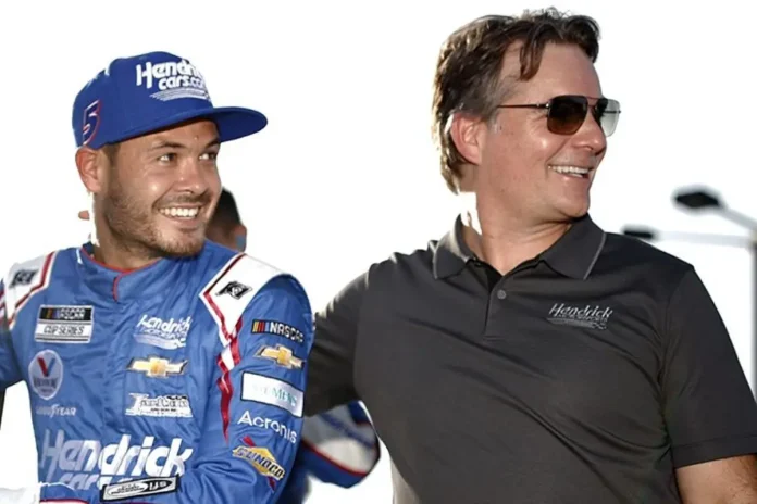 Jeff Gordon Joins Kyle Larson's Family