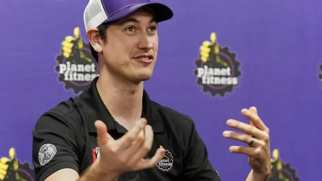 Joey Logano Reopens Planet Fitness in NC