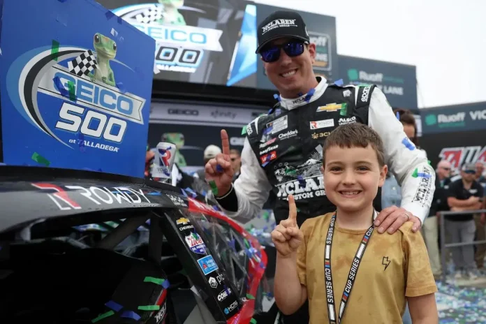 Kyle Busch's Reaction to Son Brexton's Win