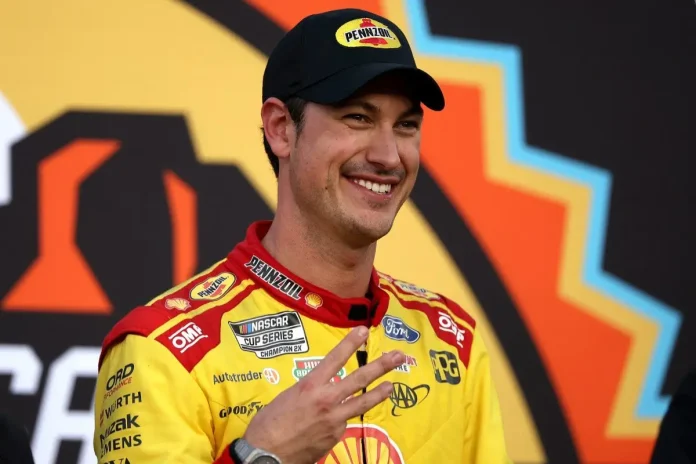 NASCAR's Post Celebrating Joey Logano's Title