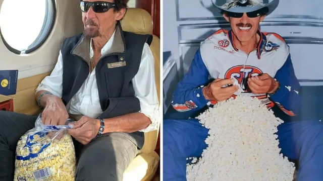 Richard Petty's National Popcorn Day Post
