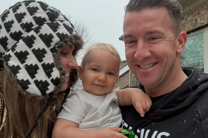 Fans React to AJ Allmendinger's Son's First Snowfall
