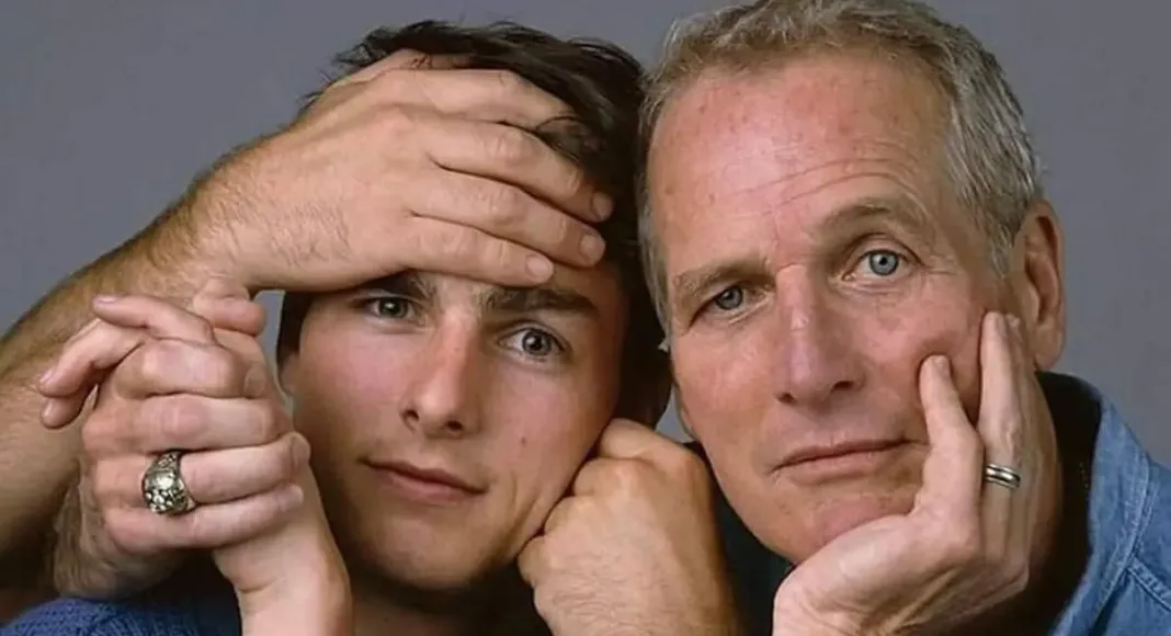 Tom Cruise and Paul Newman Racing