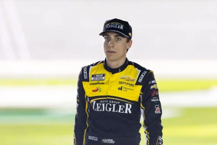 Kevin Harvick Sees Spire Motorsports' Future in Carson Hocevar