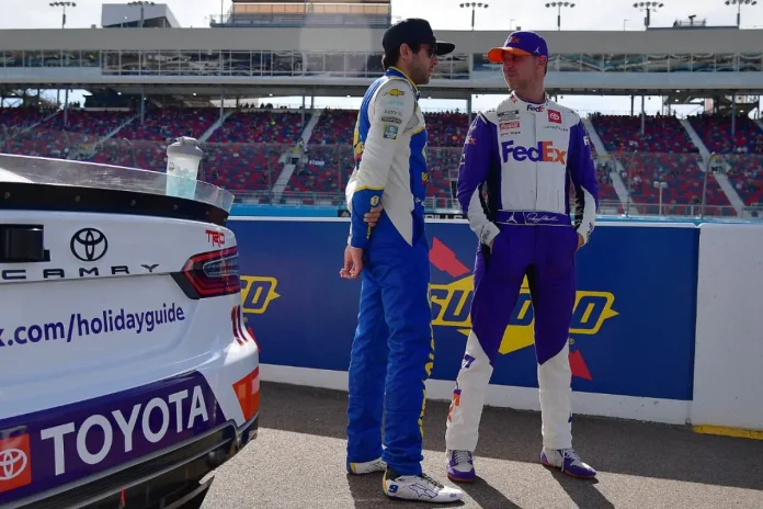 Chase Elliott and Denny Hamlin's History