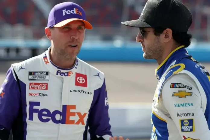 Denny Hamlin Admits His Bad Choice Against Chase Elliott