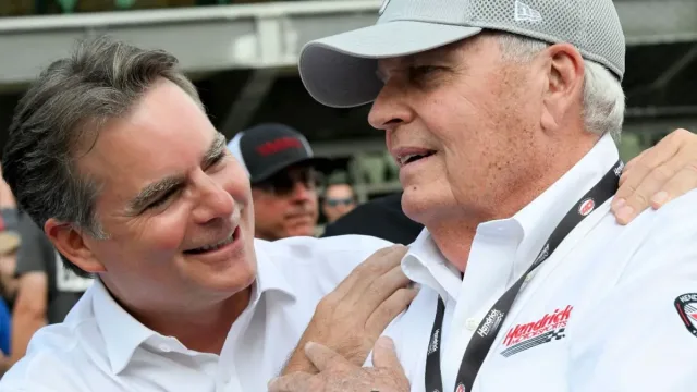 Jeff Gordon and Rick Hendrick