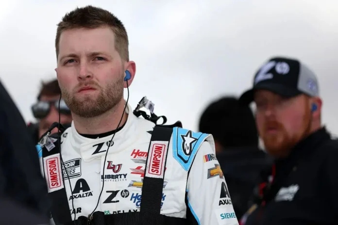 William Byron Crashes Hard at Bowman Gray