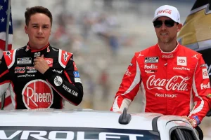 Denny Hamlin Admits He Was Played by Christopher Bell: “I Knew He Was Going To Ship It In There”