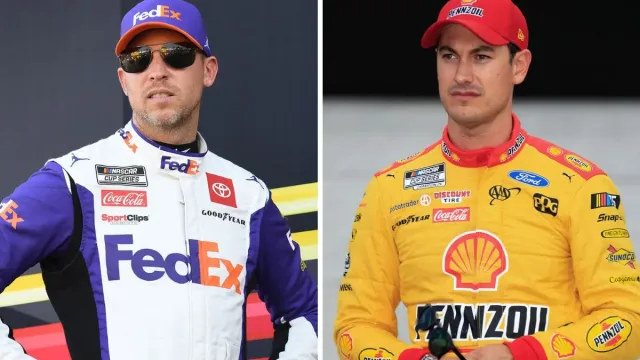 Denny Hamlin Calls Out Joey Logano's 'Scared' Tactics