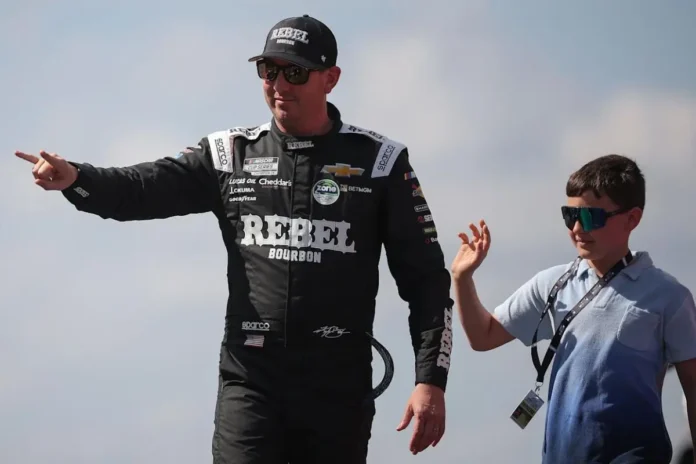 Kyle Busch Faces Off Against 9-Year-Old Son Brexton
