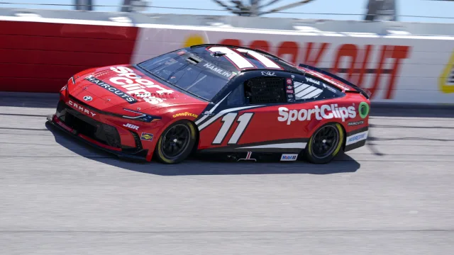 Denny Hamlin Sport Clips kids' cancer partnership