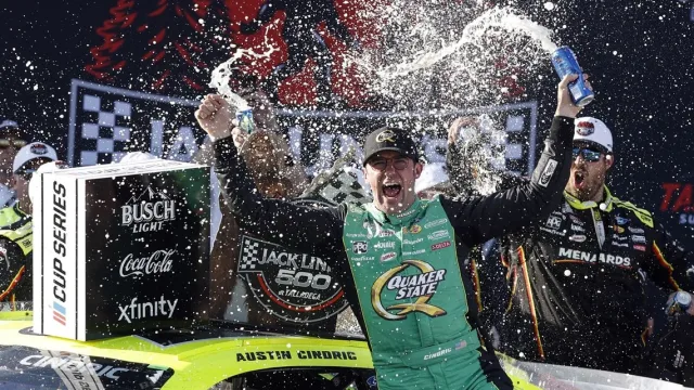 Joey Logano criticizes Austin Cindric for aiding Bubba Wallace win