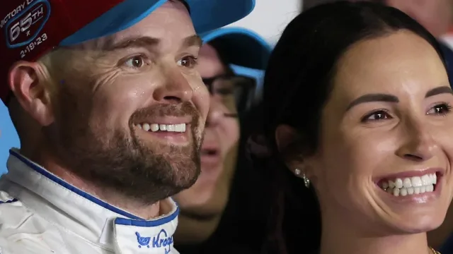 Ricky Stenhouse Jr. and wife Madyson Texas Motor Speedway appearance