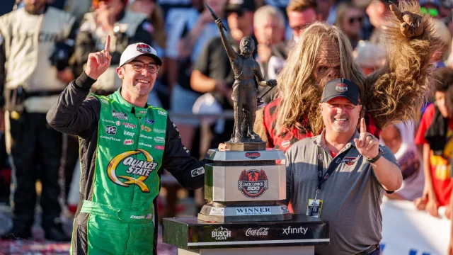 Austin Cindric Talladega victory and Roush Yates milestone