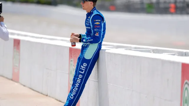 Carson Hocevar promotes WNBA All-Star Game with Caitlin Clark jersey