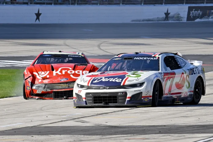 Carson Hocevar wins dramatic Kansas Truck race