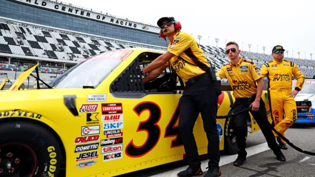 Corey Heim and Layne Riggs NASCAR Truck Series incident